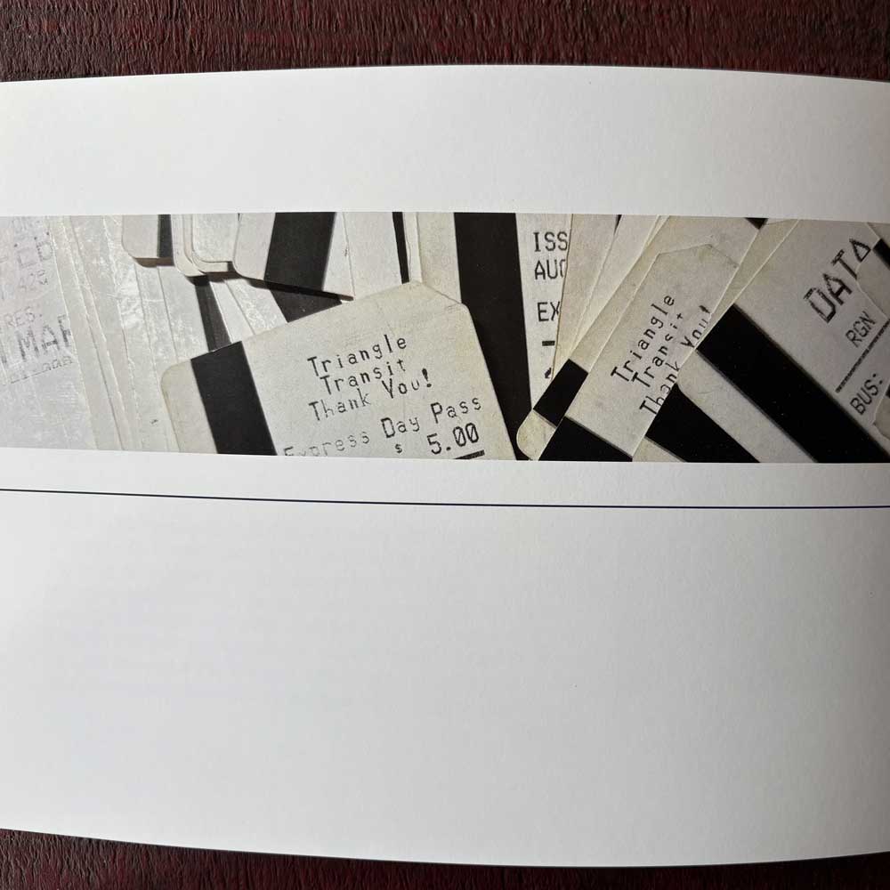 A glimpse at the hundreds of used passes from Melinda's collection.